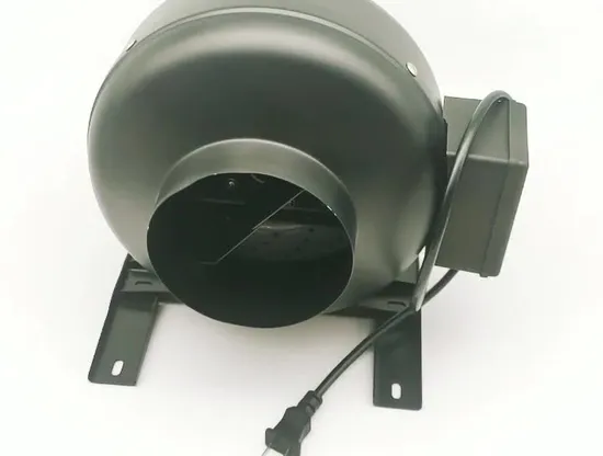 Ventilador extrator em linha 100 mm Ventilador de duto em linha centrífugo CA de 4 polegadas